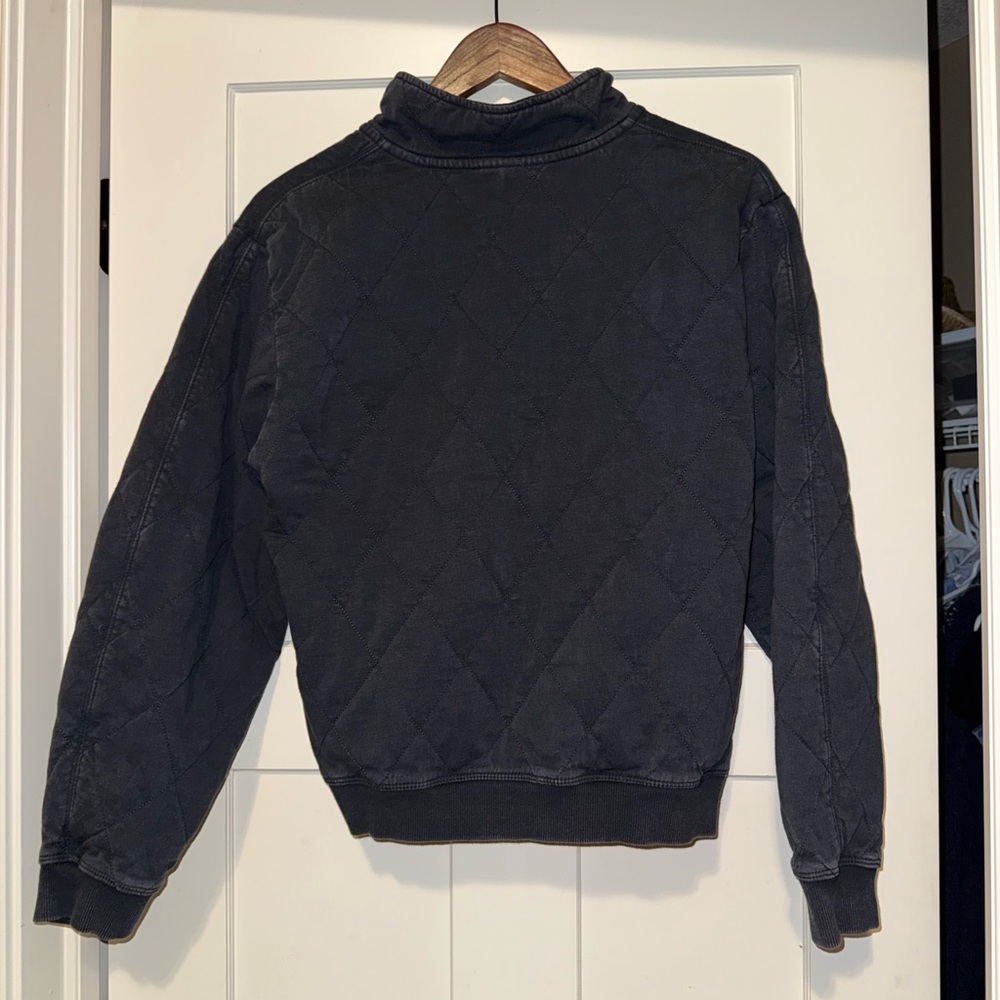 Universal Thread Quilted Half-Zip Sweatshirt - Da… - image 4